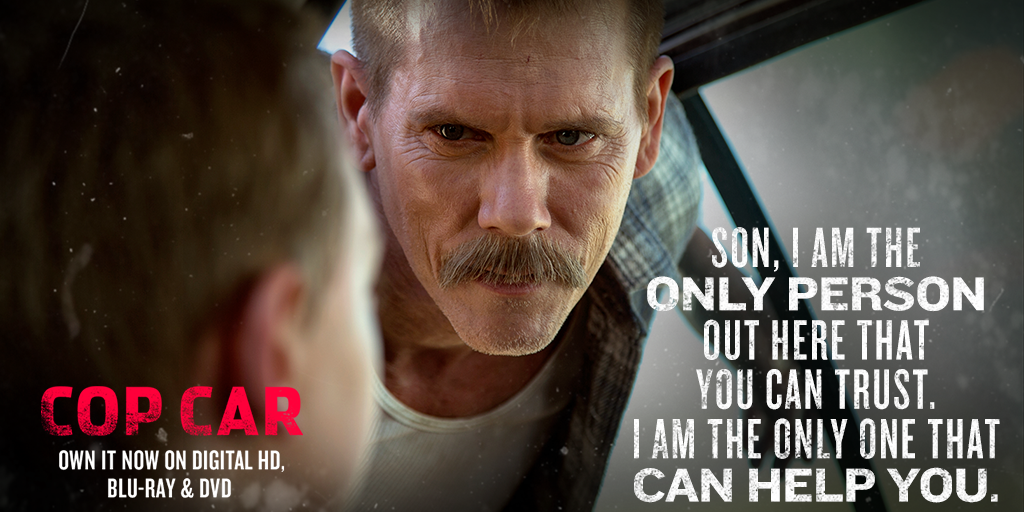 CopCarMovie's tweet photo. Would you trust him? Pick up your copy of Cop Car on Blu-ray TODAY! #CopCarMovie http://t.co/KyTgEGed6g