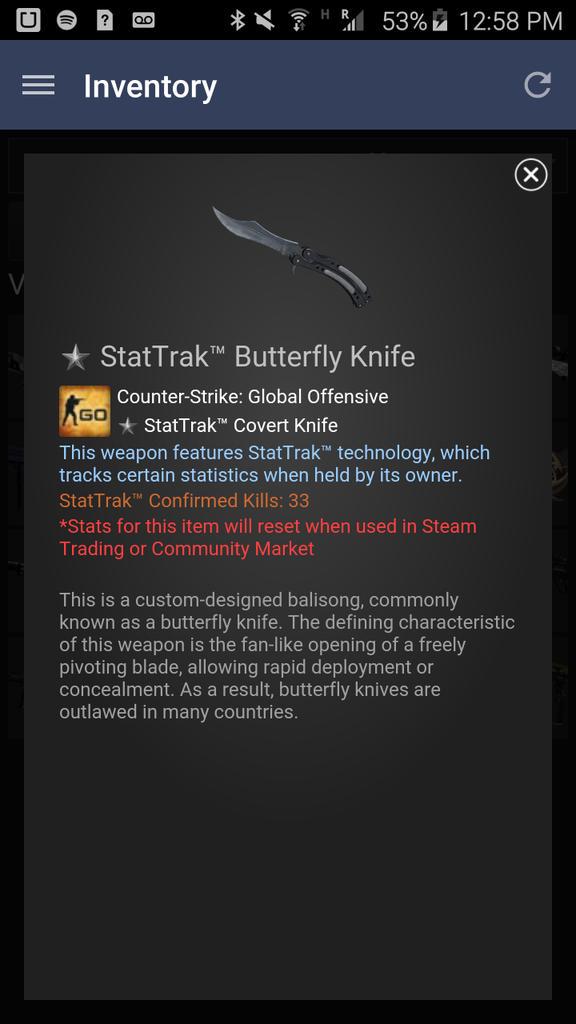Aiekillu's tweet photo. StatTrak Butterfly Giveaway.

https://t.co/KoXdxSKgXR http://t.co/o66T4MH56m
