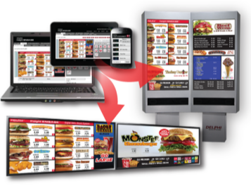DelphiDisplay's tweet photo. Changing menus by hand is time-consuming. With #InsightEngage software, customize menus from any device #fstec http://t.co/1nI4nOgd7y