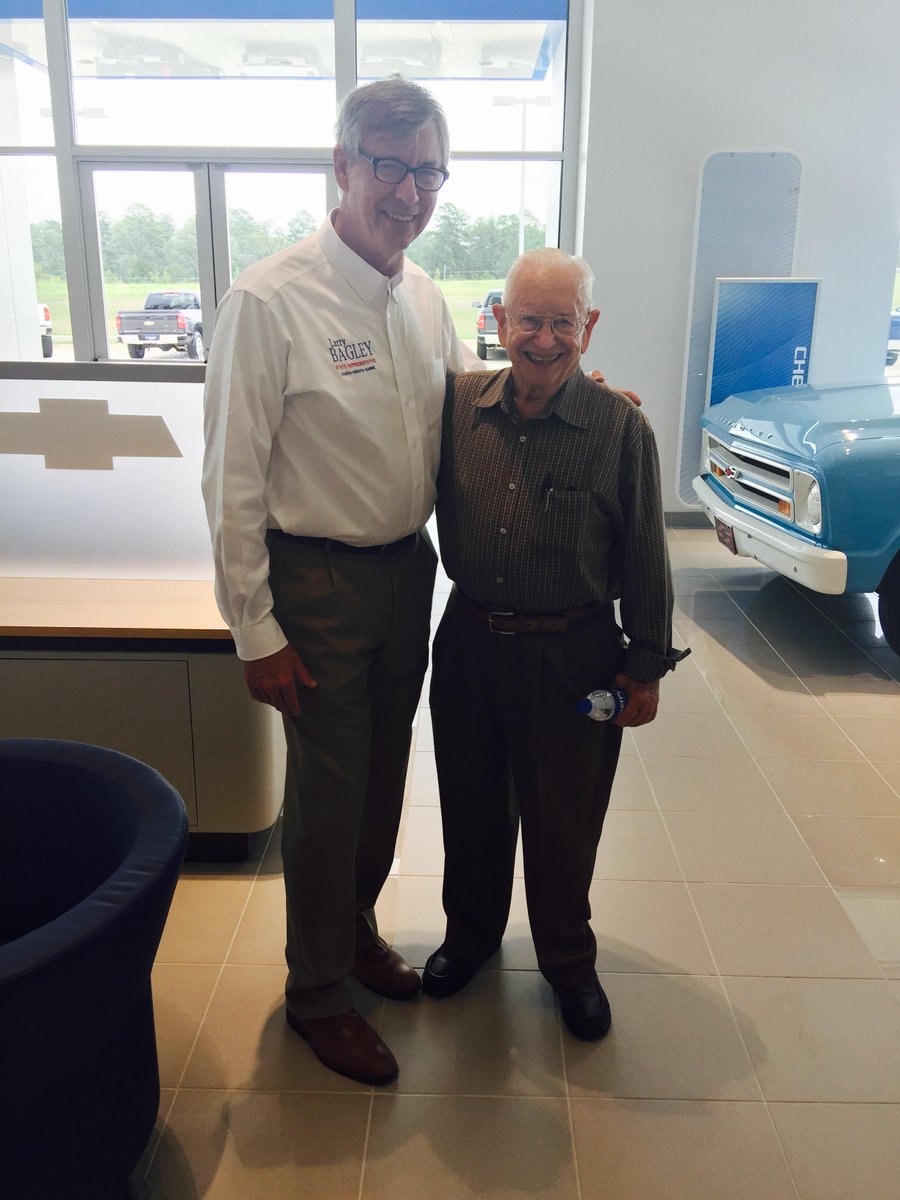 Former mayor of Stonewall, Curtis McCune at Marketplace Chevrolet grand opening. #leadership #Stonewall #business
