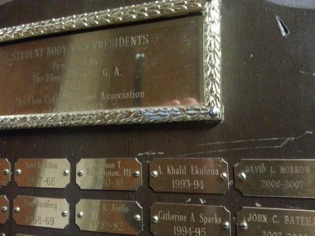 JKingWhite's tweet photo. @mitalpatel just discovered our friend @davemorrowII & I occupy same plaque--he's top shelf; I'm low row. #howapropos http://t.co/ajgwPCyUGz