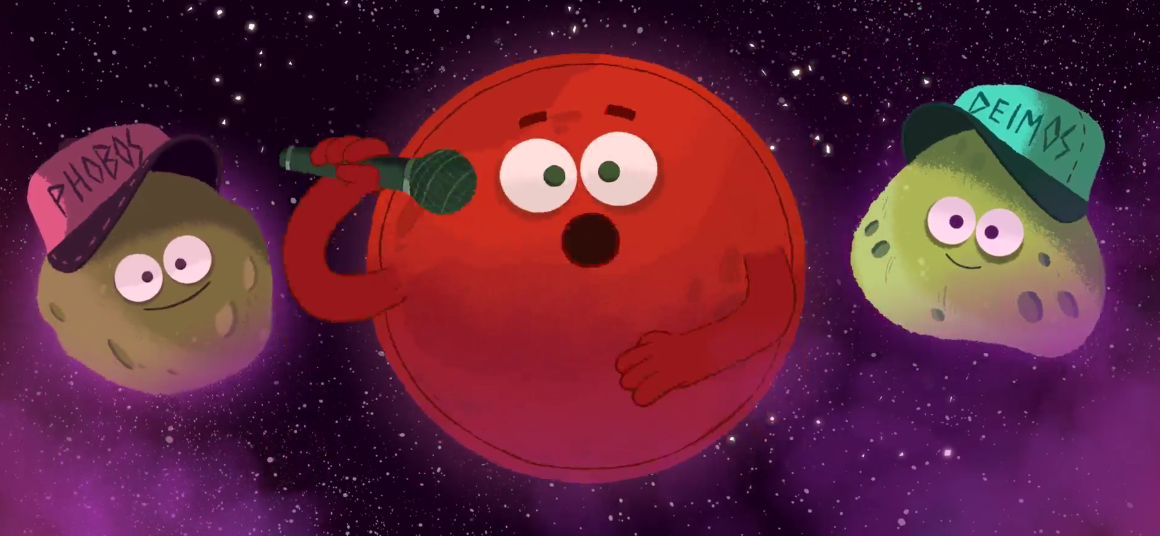 StoryBots on Twitter: "FUN FACT: #Mars has 2 moons, #Phobos and #Deimos