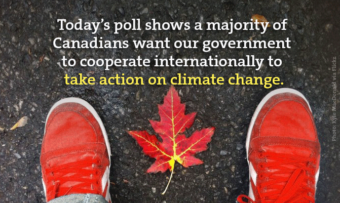 DavidSuzukiFDN's tweet photo. New poll shows that Cdns want the govt to take action on climate http://t.co/obaqf8Ofa0  #cdnpoli #elxn42 #MunkDebate http://t.co/rJue22tzYf