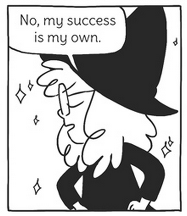In case anybody missed it, I made a comic about Dragon Age last week and this is my favorite panel from it 
