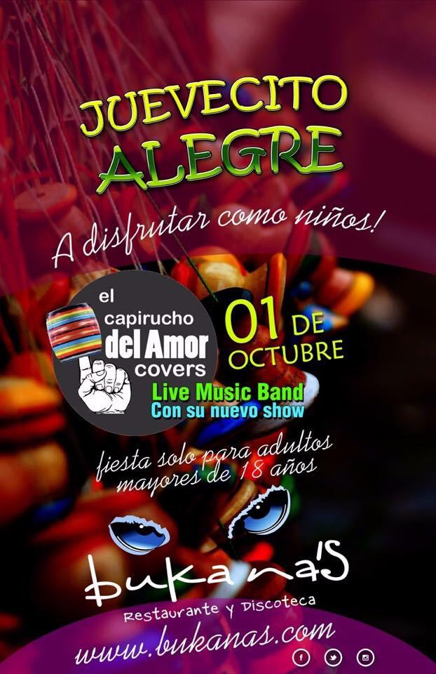 capiruchodlamor's tweet photo. Ya estan listos para #capiruchear en @bukanas  este jueves!!!! http://t.co/zfNWHWyrZU