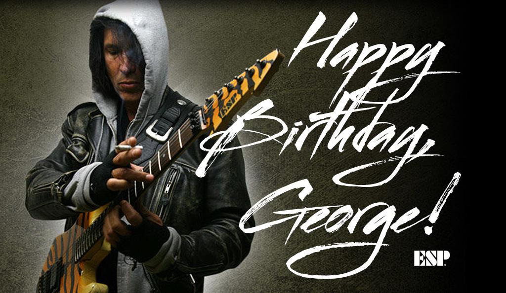 Some people call him Mr. Scary, but he\s really a super nice guy. A very happy birthday to the mighty George Lynch! 