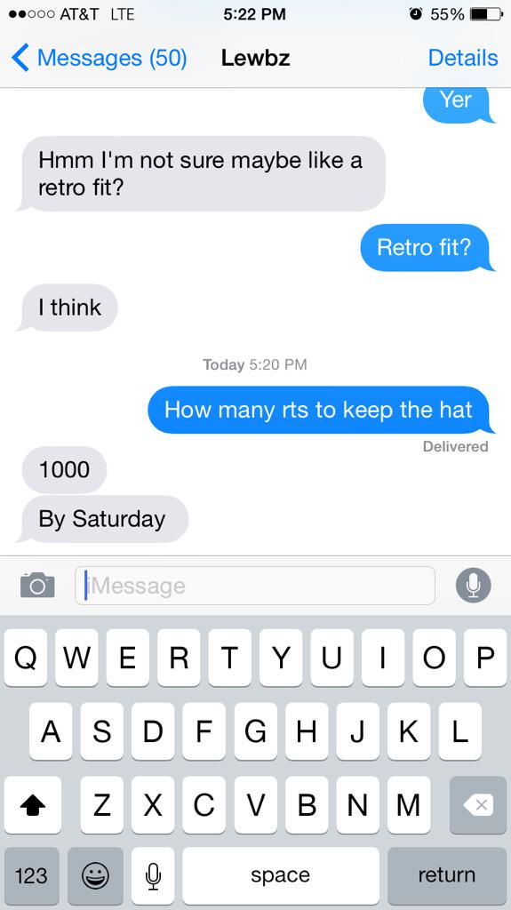 PicusMatt's tweet photo. If anyone knows anything about finding the perfect hat please help me out and retweet this.. This hat fits perfect http://t.co/JH2o1Vsmdb