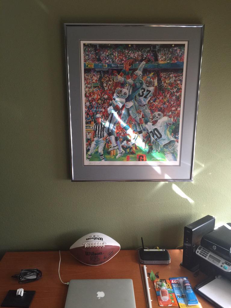 This has been hanging over my desk for well over 30+ years. Happy Birthday Steve Largent! 