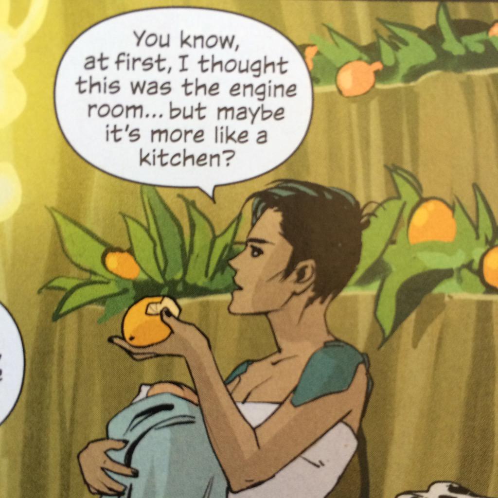 @heymadeleine hey madeleine! have you ever read/heard of the Saga series? you look just like the protag w/ your hair! 