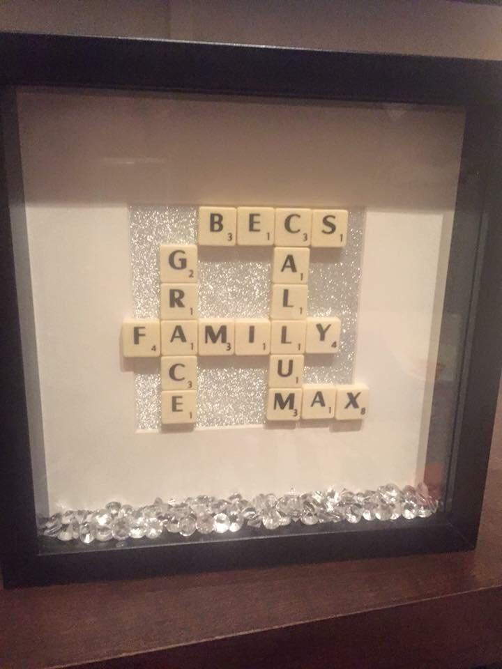 FrameUrThoughts's tweet image. Lovely personalised Scrabble frames, perfect for all occasions! £15.