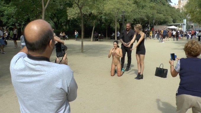 4 pic. #BTS with @Public_Disgrace: Something brewing at the Sagrada Familia in #Barcelona. http://t.