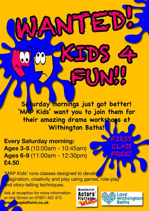 Studio53two's tweet photo. Now #kids are involved too! Come along to #MAPKids starting 24th October at @LoveWithyBaths... #Manchester http://t.co/XG8TVEF8rX