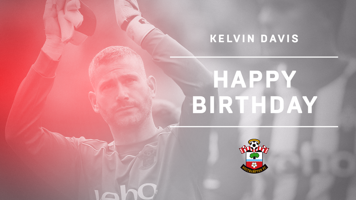 SouthamptonFC's tweet photo. Our captain. Our leader. Our legend. Happy birthday, Kelvin Davis! #saintsfc http://t.co/dknsAWZPDX