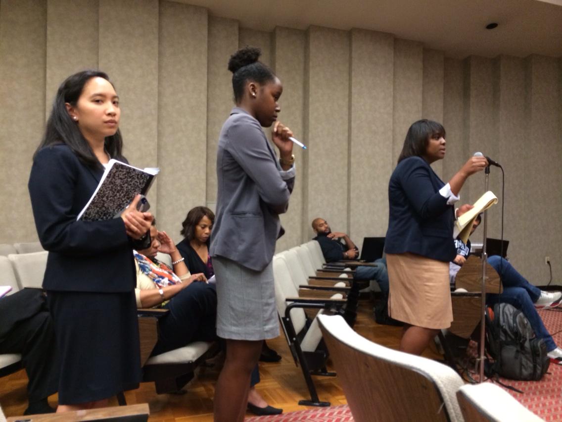 LeslieProll's tweet photo. Great questions by @howardlawschool students at #SCOTUSpreview today. @jpscasteras  @NAACP_LDF http://t.co/k4BGN8adha