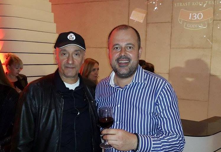 What a pleasure! A guitar genius Vlatko Stefanovski &amp; me! #Belgrade #Serbia fb.me/6ILRDMOif <a href="/TikvesWinery/">Tikveš Winery</a>