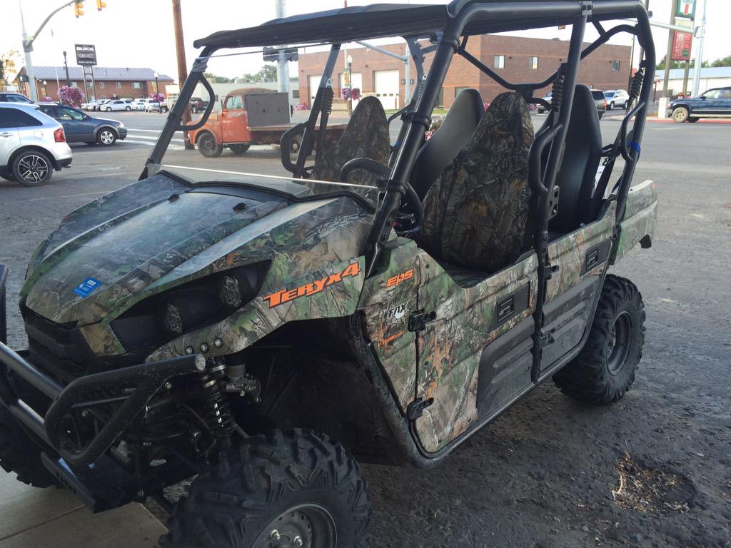 CoversandCamo's tweet photo. 2016 #Kawasaki #Teryx #RealtreeCamo #RealtreeExtra #SideBySide #Hunting #HuntReady #ExtraPockets http://t.co/6leD5QftD3