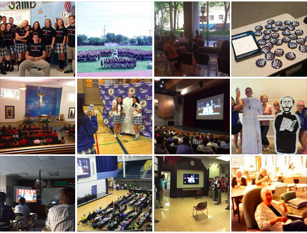 Chris___Kerr's tweet photo. Awesome photos from across the U.S. of #Pope2Congress Watch Parties!  http://t.co/uXOoxaTGRw http://t.co/Ba3Ws4zmia