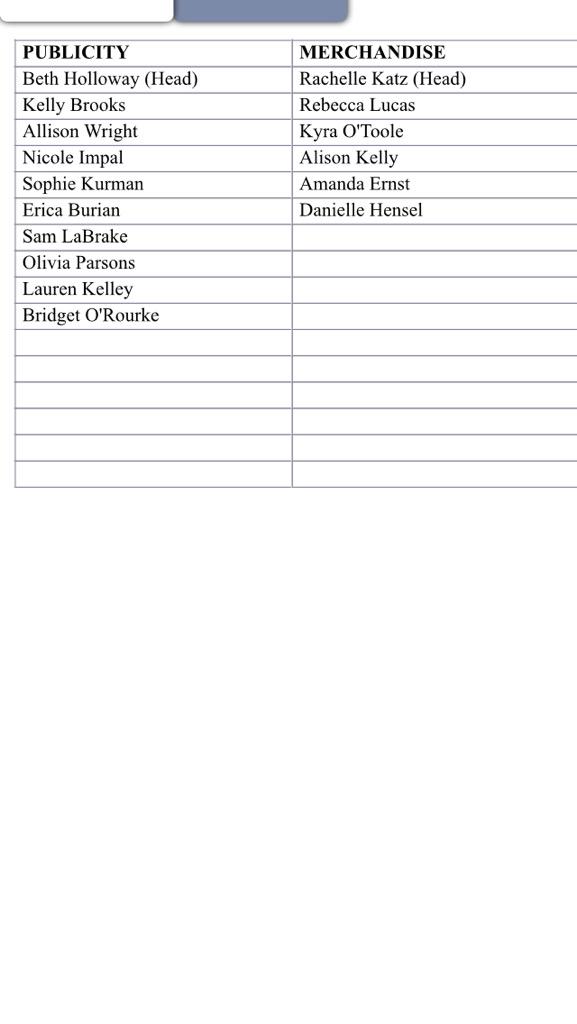 WestMiniThon's tweet photo. Here are our MiniTHON committees! If you signed up but don't see your name, contact an advisor or overall! http://t.co/Gs7yA70eLH
