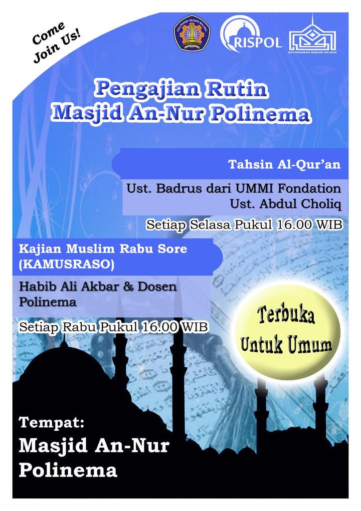 Come Join Us...inshaallah barokah :)
#yukramaikanmasjidkita