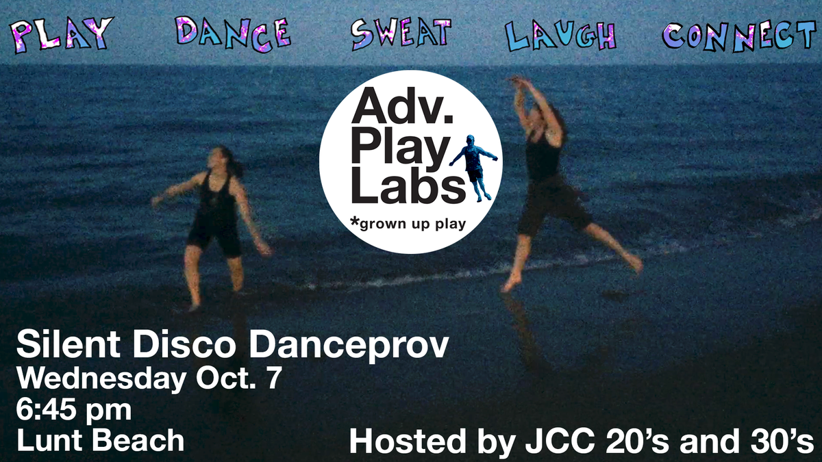 AdvancedPlayLab's tweet photo. Come to our Silent Disco Danceprov. RSVP here https://t.co/rVLNR0zrOI @JCCchicago #fitness #chicago #class #beach http://t.co/Aj8FZT3aoV