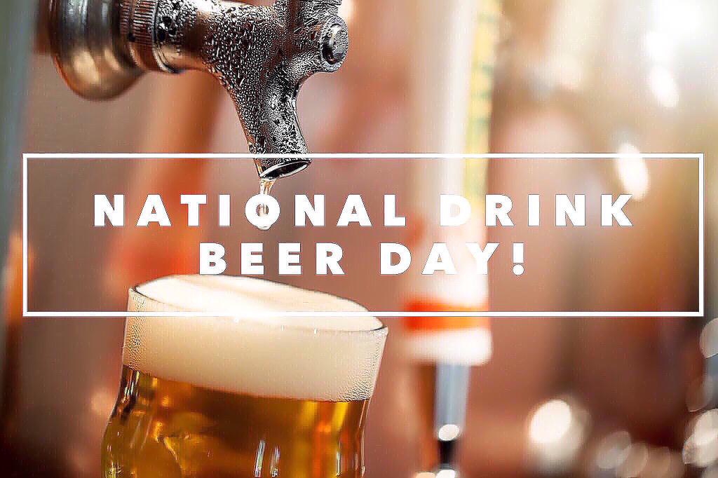 #EatDrinkAmerican #NationalDrinkBeerDay #LetsGoGetSomeBeer