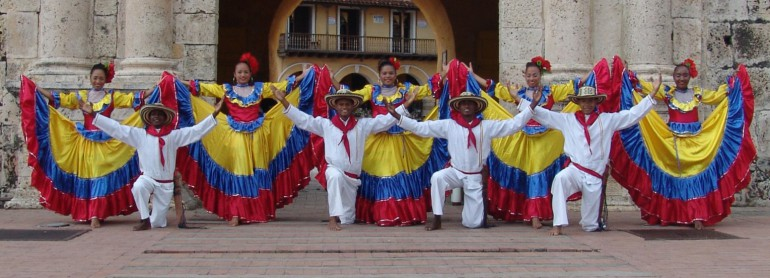 Colombia is colorful and full of tradition! #bradyspanish #BradySpanish #spanish #soccer #culturekit #coffee #dance