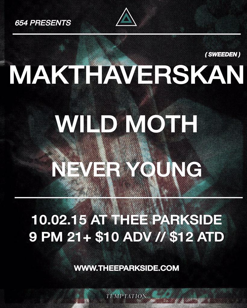 Getting close! Amazing band from Sweden <a href="/makthaverskan69/">Makthaverskan</a> is not to be missed!!