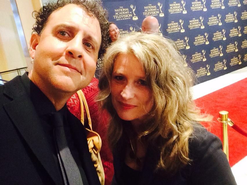 On the red carpet at the News and Documentary Emmys w <a href="/docusouth/">Cynthia Hill</a>
