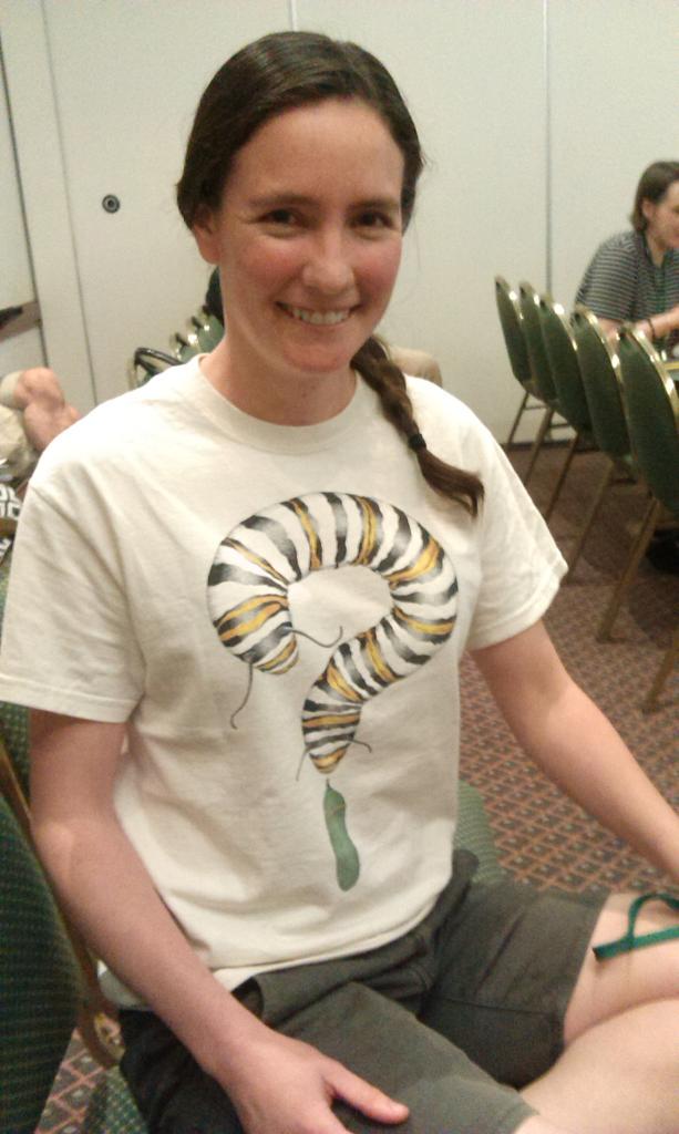 FranvdBerg's tweet photo. Feel appropriately dressed for the #LinnaeanGames at #AusEntoSoc15. Does it reflect my ability to answer questions? http://t.co/Pz1Sg22RAN