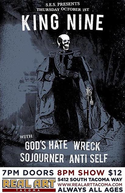 ANTISELF is playing in Tacoma this Thursday with gods hate, sojourner, @wreckNW
