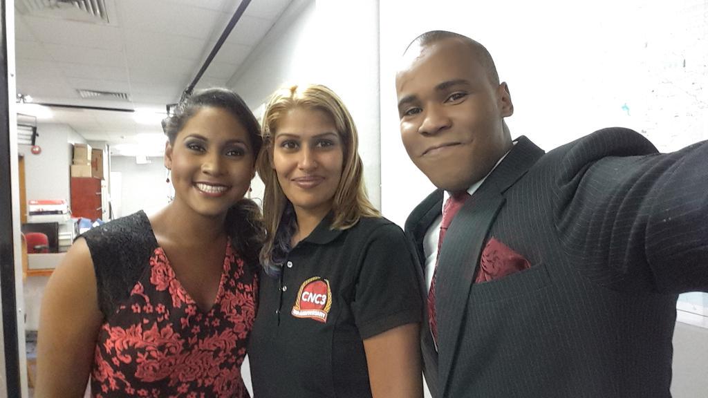 samnanton's tweet photo. With Seigonie and video editor Sanjana. @CNC3TV #cnc310thanniversary http://t.co/TBWoO3ilYs