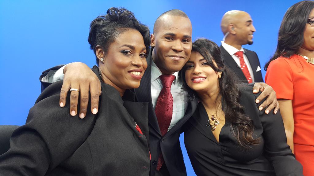 samnanton's tweet photo. With Odeka and Shelly tonight. @CNC3TV #cnc310thanniversary http://t.co/oUsRXnLPF9