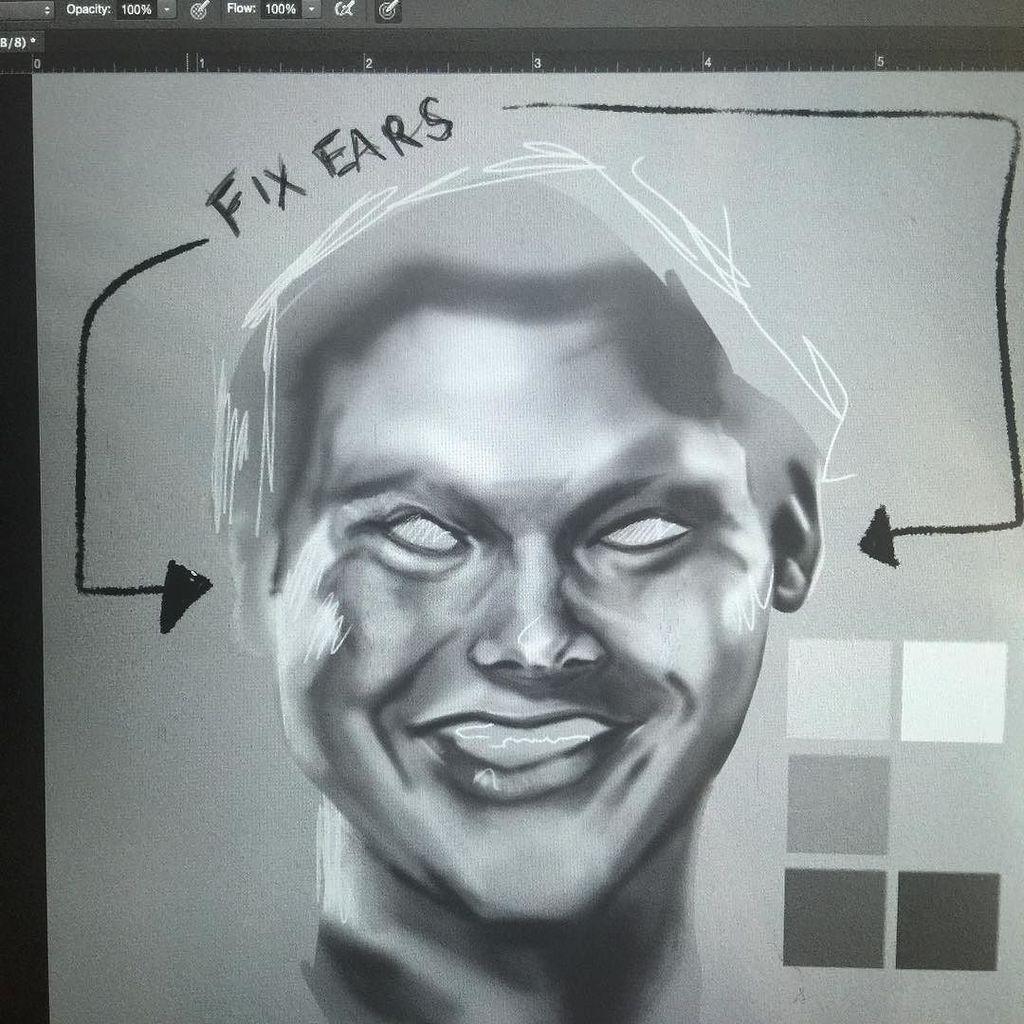 GNordquist's tweet photo. Leaving notes for my futureself. #digitalart #digitalpainting #workaholics #workinprogress… http://t.co/C6SFOAgmZd http://t.co/TeuDBLeCcm