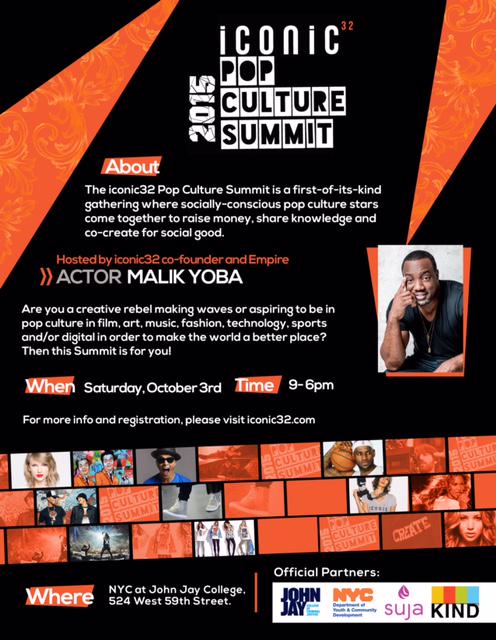 jjay_radio's tweet photo. This WEEKEND!!!!!! #Iconic32 #MalikYoba #JohnJayCollege #YouDontWantToMissIt http://t.co/nhk2IdxmJD