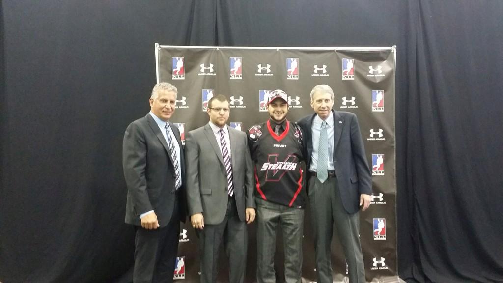 Say hello to Keegan Letourneau at the podium with Stealth brass.