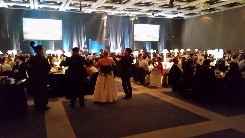 Eklosion1's tweet photo. @ICIP2015 #ICIP2015 Such an honor to be your host for this gala evening! Karina http://t.co/da4s4eKaEY