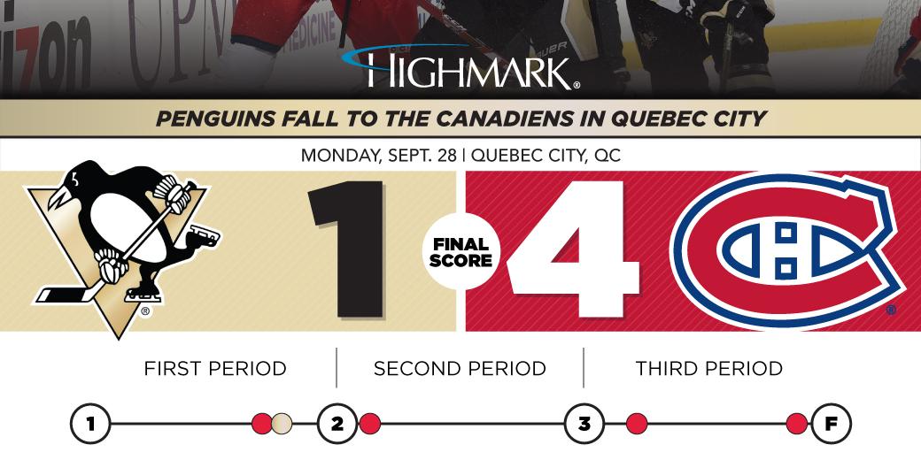 penguins score. penguins score.