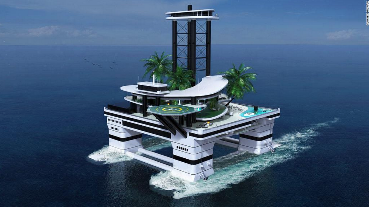 cnni's tweet image. Remember when rich people bought their own islands? Now there’s this: cnn.it/1OwdpL6