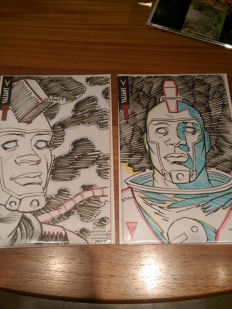 pviles's tweet image. Great additions to my #Divinity collection. Thanks @ryanwinn and @ValiantComics, very happy over here!! #cantspell