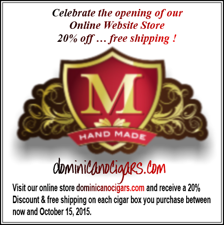 Visit our online cigar store; dominicanocigars.com and help us promote the store by retweeting to your followers !