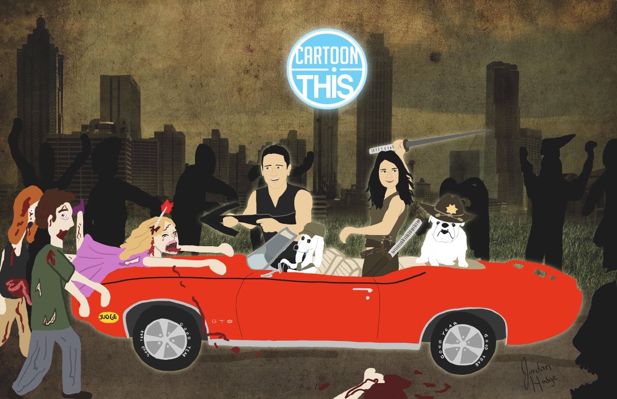 CartoonThis's tweet image. #TheWalkingDead #zombies #caricatures #cartoons #gift cartoonthis.com