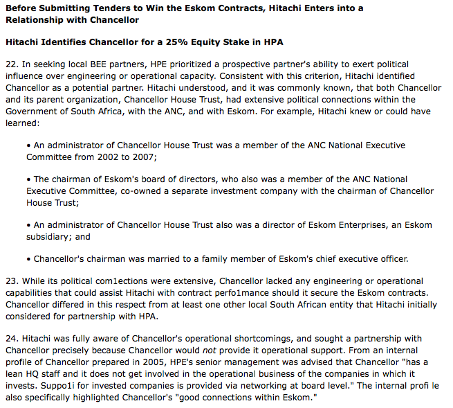 barrybateman's tweet photo. How corruption works. Hitachi / Chancellor House / ANC deal… http://t.co/Uh3VMCtZDg http://t.co/wzo2H2BzVz