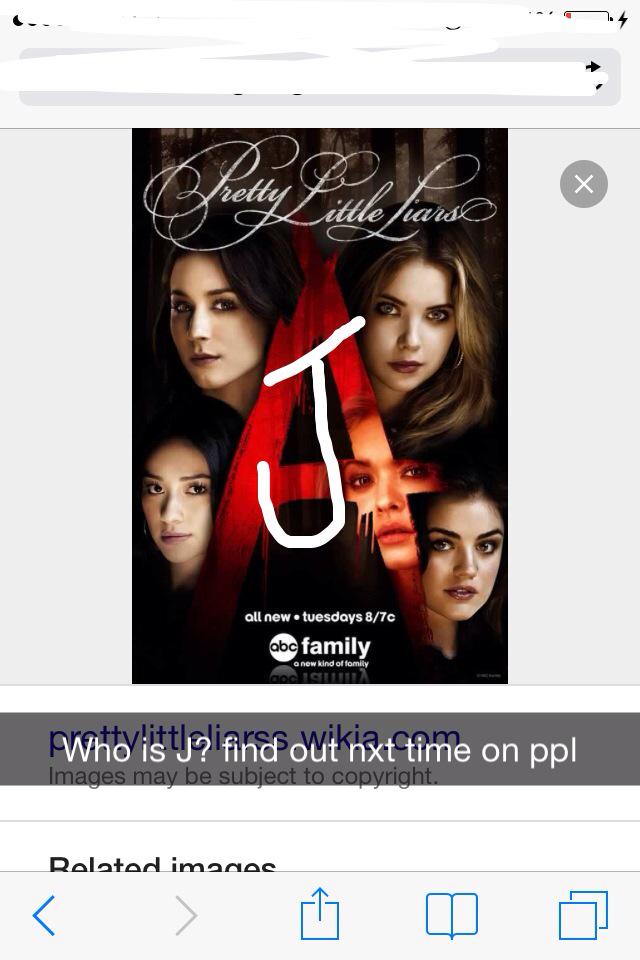 MarcoOrtiz_22's tweet photo. #whoisj ?? Find out next season on pretty little liars. http://t.co/O53uDrdOoj