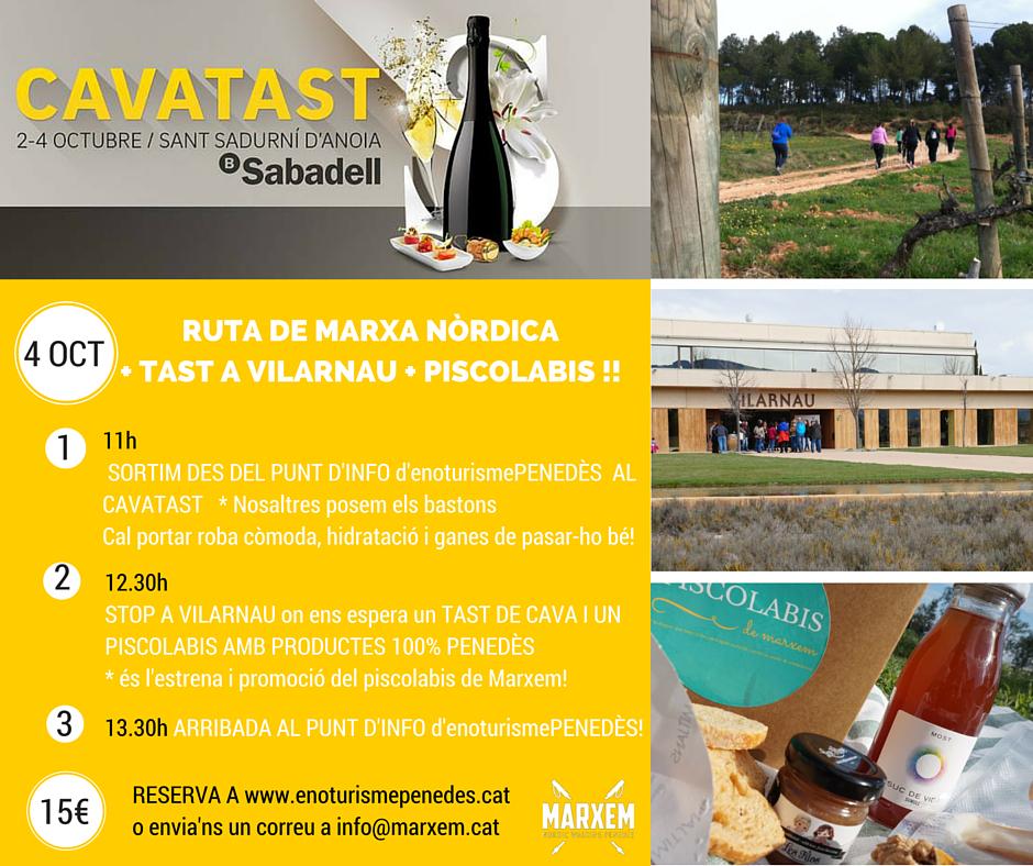 Este fin de semana del Cavatast, ven a visitarnos haciendo marcha nordica ;) con <a href="/marxempenedes/">MARXEM</a>