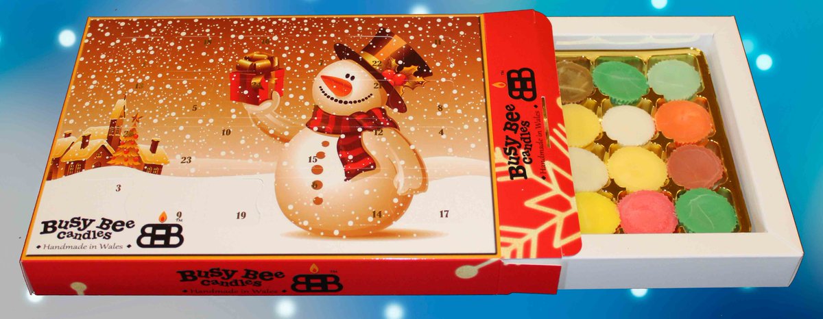 BusyBeeCandles's tweet photo. Follow/RT #WIN a @BusyBeeCandles SCENTED ADVENT CALENDAR! 24 gorgeous XMAS scented Wax Melts! http://t.co/VRtYHNi0Oi… http://t.co/Ps32VINSYm