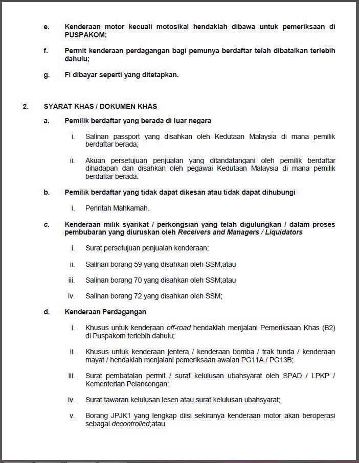 Borang Tukar Nama Kenderaan : Cara Tukar Dan Batal Hak ...