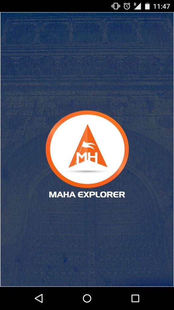 maha_tourism's tweet photo. The #MahaExplorer App was launched yesterday by Hon'ble @Dev_Fadnavis, hon'ble @SrBachchan, @TawdeVinod. 
#MITM2015 http://t.co/ai1AKisHxv