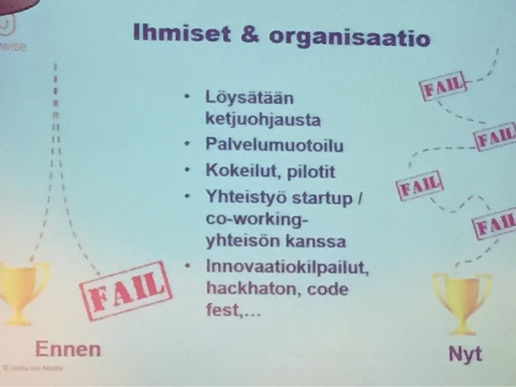 TesiFII's tweet image. Uskalla epäonnistua! #kasvajat15 @jukkaam