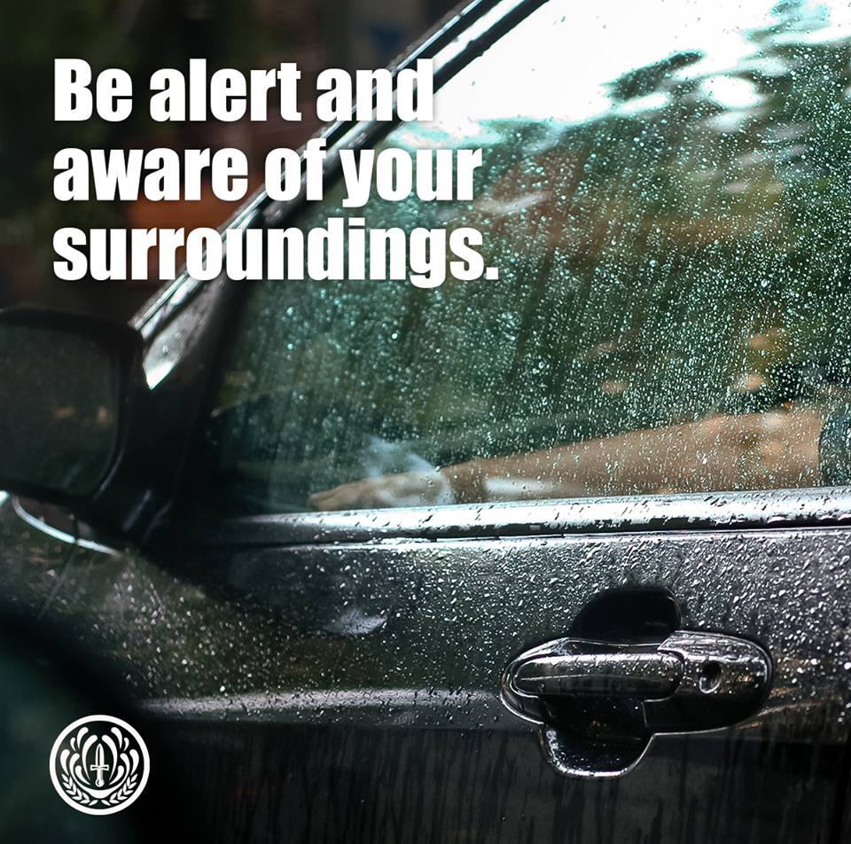 People tend to sit in their cars after shopping, eating, working, etc., and just sit. DON'T DO THIS!