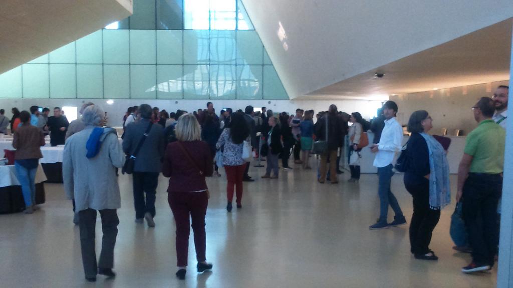 InterregPOCTEFA's tweet photo. Tout est prêt au Palais des Congrès de Saragosse pour le Séminaire de lancement du #POCTEFA14_20 #INTERREGV_A http://t.co/jmIeG2dCU5